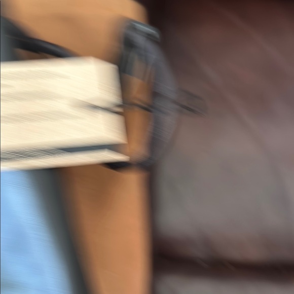 Black Drawstring leather Bag - Picture 2 of 6